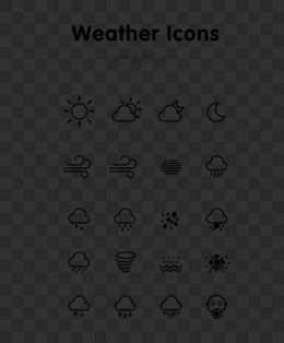 天气图标小练习