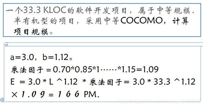 中等COCOMO-81举例